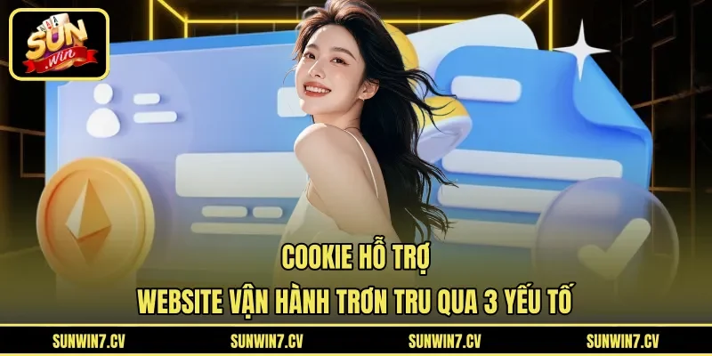 Cookie hỗ trợ website vận hành trơn tru qua 3 yếu tố