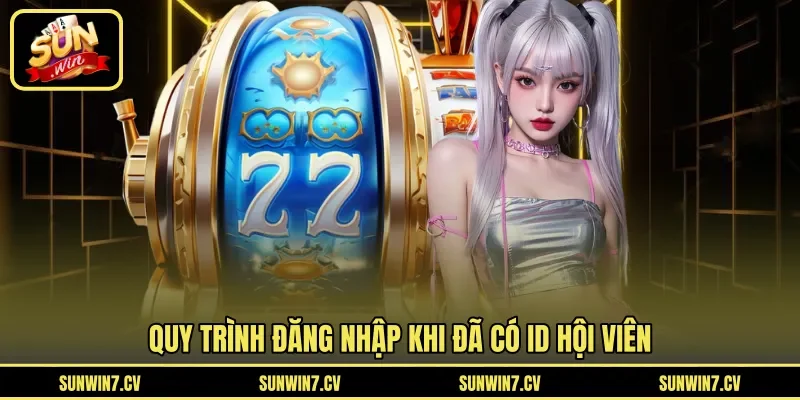 Quy trình đăng nhập khi đã có ID hội viên