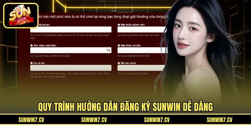 Quy trình hướng dẫn đăng ký Sunwin dễ dàng