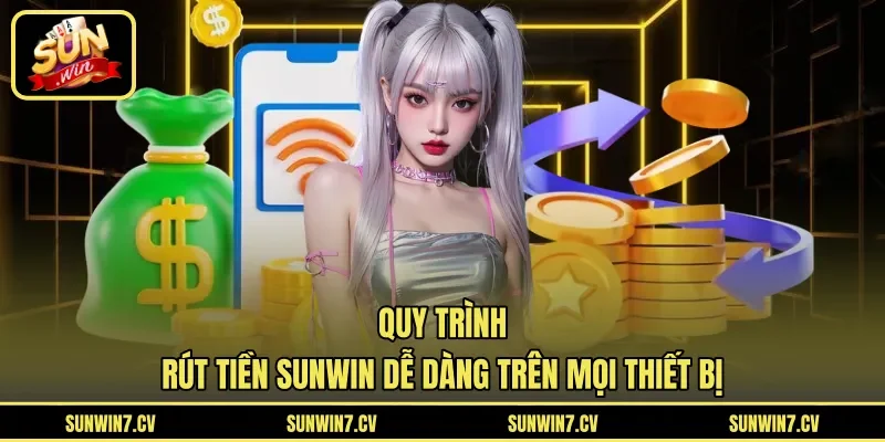 Quy trình rút tiền Sunwin dễ dàng trên mọi thiết bị